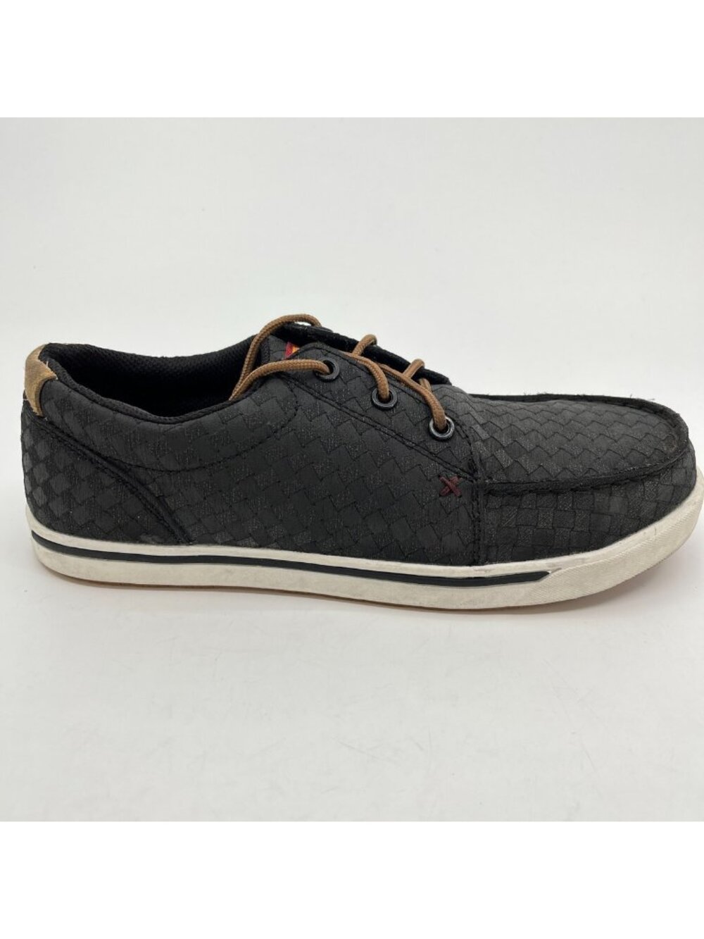 Twisted X Kicks Womens Size 8.5 Black White Nano Composite Toe Safety Work Shoes